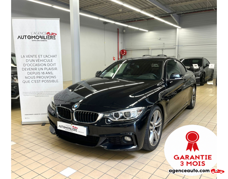 Achat voiture occasion, Auto occasion pas cher | Agence Auto Bmw Série 4 COUPE CABRIOLET 420DA 184 M SPORT Noir Année 2014 Automatique Diesel