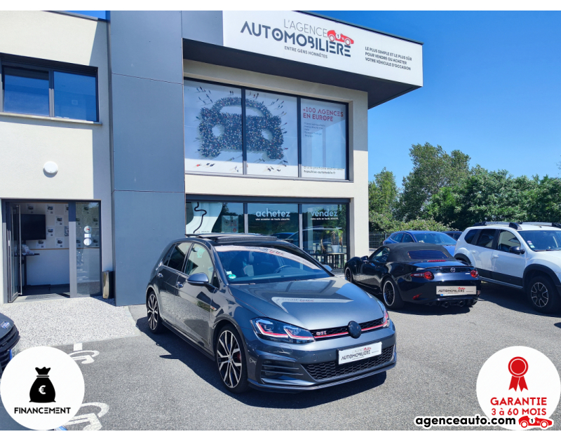 Achat voiture occasion, Auto occasion pas cher | Agence Auto Volkswagen Golf VII GTI  Performance 2.0 TFSI 245 cv DSG7 Honeycomb Gris Année: 2018 Automatique Essence