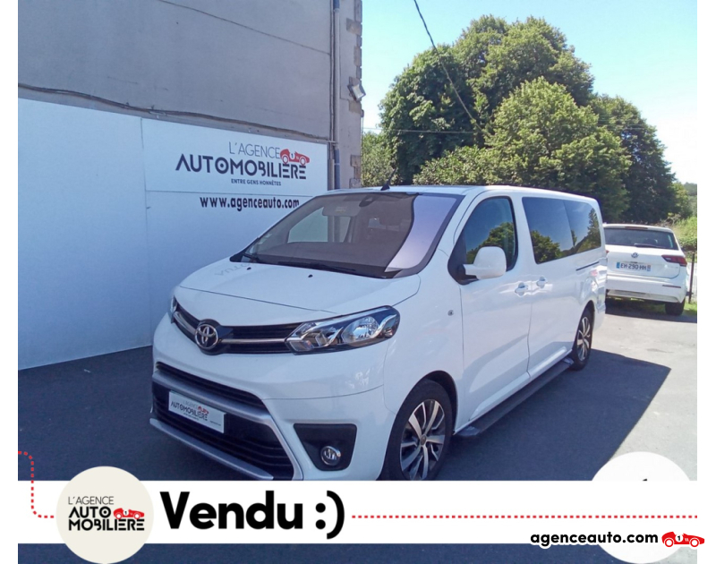 Achat voiture occasion, Auto occasion pas cher | Agence Auto Toyota PROACE Verso 1.5 D4D 120 LONG L3 DYNAMIC RC18 8 PLACES Blanc Année 2020 Manuelle Diesel