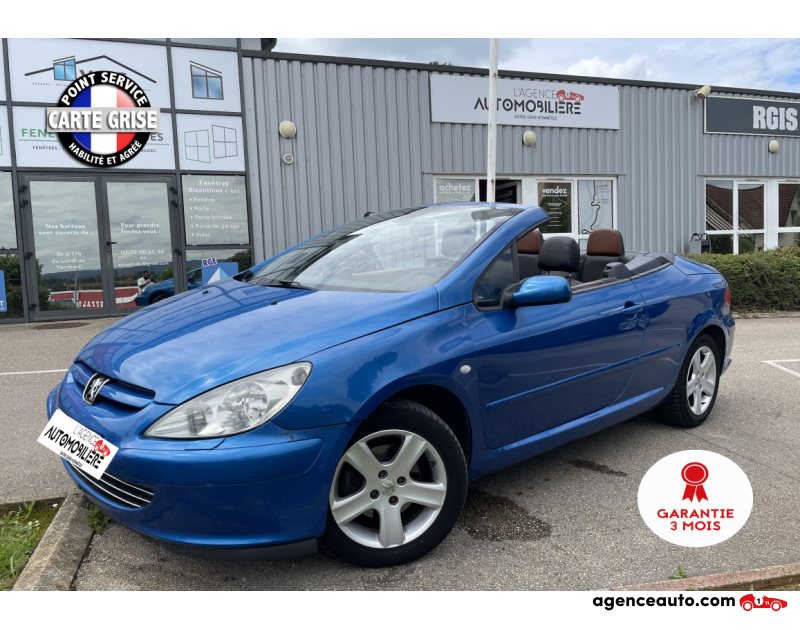 Achat voiture occasion, Auto occasion pas cher | Agence Auto Peugeot 307 307 CC 2.0 I 16V 138 CV Bleu Année 2004 Manuelle Essence