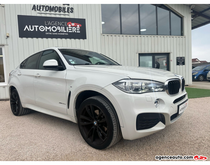 Aankoop Gebruikte Auto, Goedkope Gebruikte Auto | Agence Auto Bmw X6 258 CV 30d xDrive 3.0 PACK M - TOIT PANO Blanc Jaar 2017 Automatique Diesel
