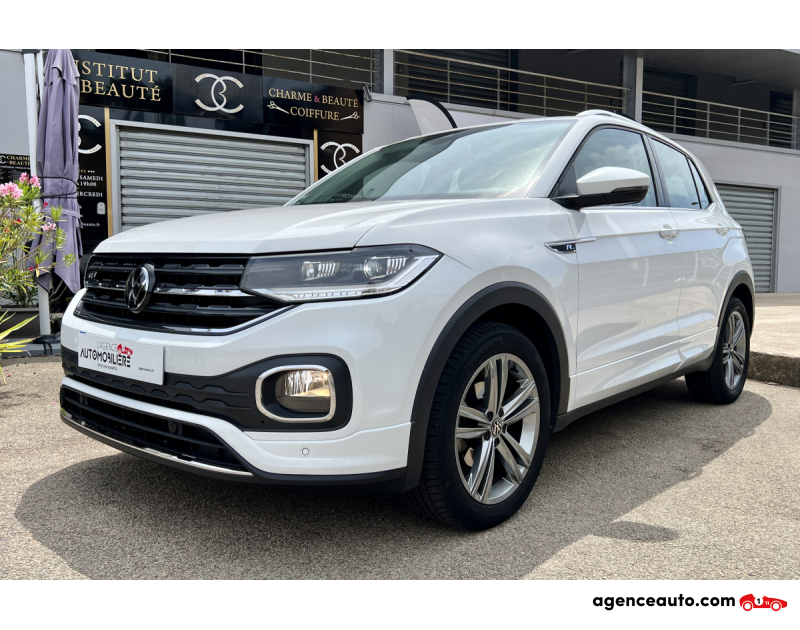 Gebrauchtwagenkauf, Günstige Gebrauchtwagen | Automobilienagentur Volkswagen T-Cross 1.0 TSI 115 R-LINE 41 000km Blanc Jahr: 2020 Hand-Schaltgetriebe Benzin