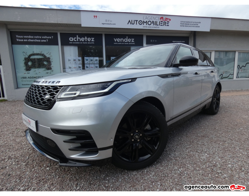 Achat voiture occasion, Auto occasion pas cher | Agence Auto Land Rover Range Rover Velar 3.0 D300 300 R-DYNAMIC 4WD BVA/ ORG FR/ HUD Gris Année 2017 Automatique Diesel