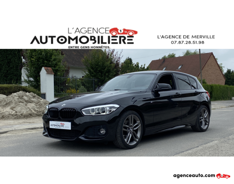 Achat voiture occasion, Auto occasion pas cher | Agence Auto Bmw Série 1 (F20) (2) 120D M SPORT ULTIMATE 5P BVA8 Noir Année 2018 Automatique Diesel