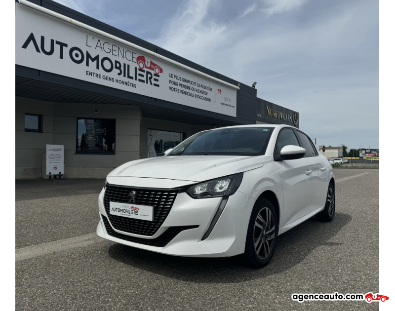 Achat voiture occasion, Auto occasion pas cher | Agence Auto Peugeot 208 BlueHDi 100 S&S BVM6 Allure Blanc Année 2021 Manuelle Diesel