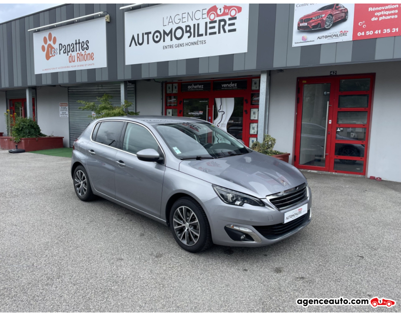 Compra de Coches Usados, Coches Usados Baratos %'|'% Agence Auto Peugeot 308 II 1.2 e-THP 12V 130 cv Allure Gris Año 2017 Manuelle Essence