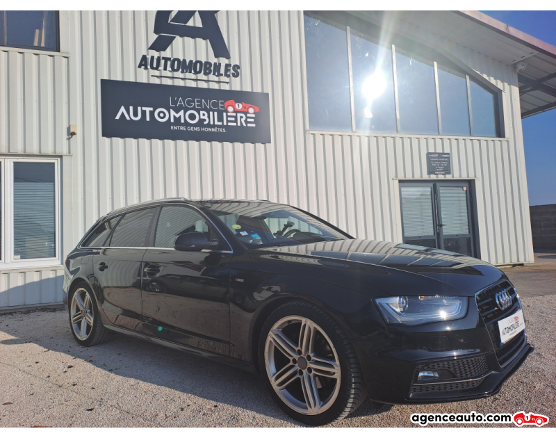 Achat voiture occasion, Auto occasion pas cher | Agence Auto Audi A4 Avant TDI 150 CV sline Noir Année 2015 Manuelle Diesel