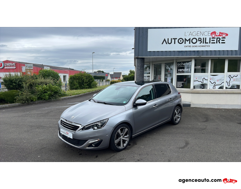 Achat voiture occasion, Auto occasion pas cher | Agence Auto Peugeot 308 II 1.2 PURETECH 130 S&S FELINE Gris Année 2015 Manuelle Essence