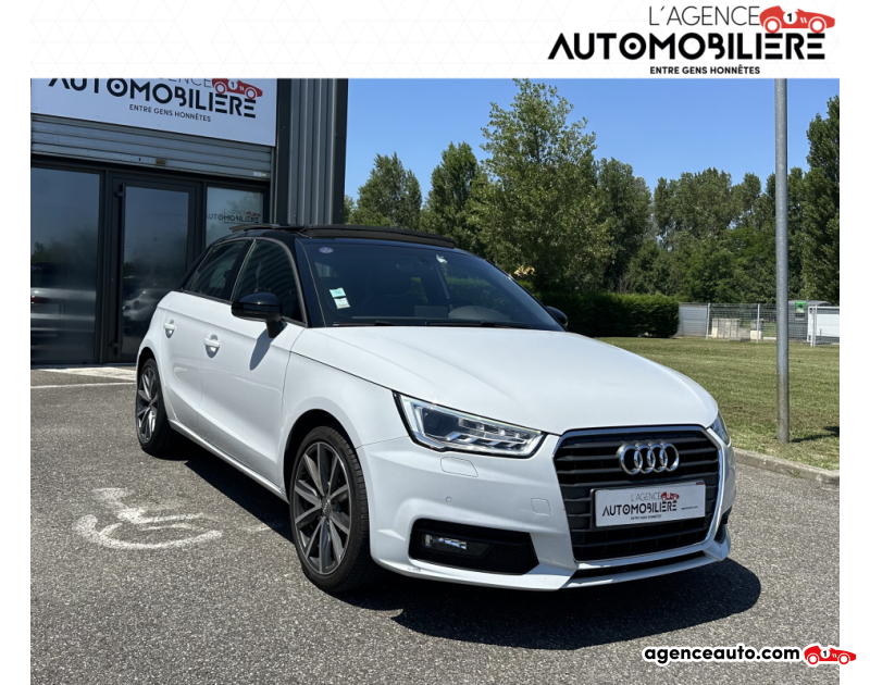 Achat voiture occasion, Auto occasion pas cher | Agence Auto Audi A1 Sportback 1.4 TSI BVA7 S-Tronic 150 ch Ambition Luxe Blanc Année 2016 Automatique Essence