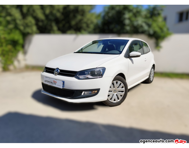 Achat voiture occasion, Auto occasion pas cher | Agence Auto Volkswagen Polo 1.2 70ch bvm5 confortline Blanc Année: 2011 Manuelle Essence