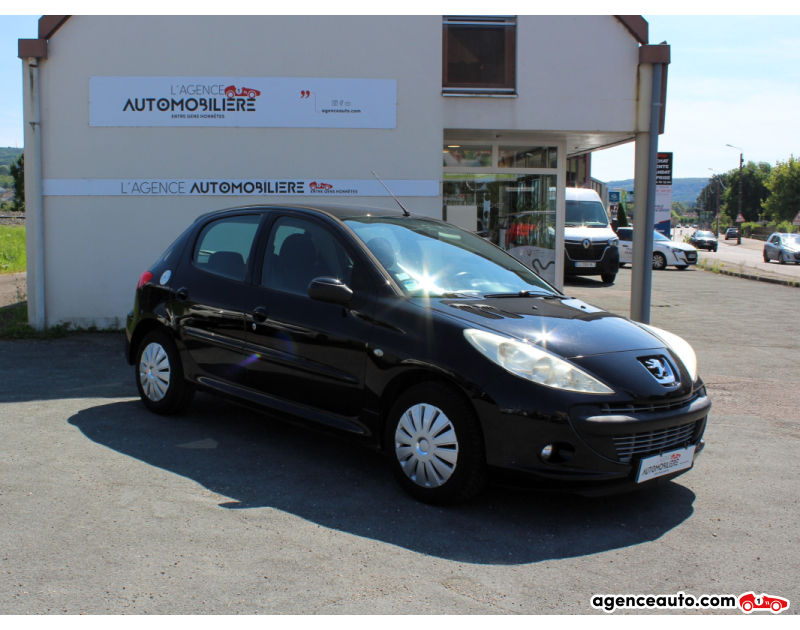 Compra de Coches Usados, Coches Usados Baratos %'|'% Agence Auto Peugeot 206 + 1.4 HDi FAP Trendy Noir Año 2010 Manuelle Diesel