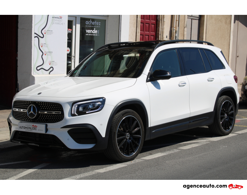 Achat voiture occasion, Auto occasion pas cher | Agence Auto Mercedes GLB 2.0 200 D 150 AMG LINE 8G-DCT BVA ( Toit ouvrant, Caméra de recul, Sièges chauffants ... ) Blanc Année: 2020 Automatique Diesel