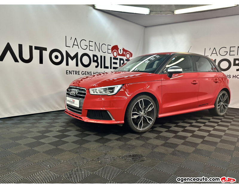Achat voiture occasion, Auto occasion pas cher | Agence Auto Audi S1 Sportback SPORTBACK 2.0 TFSI 230 QUATTRO Rouge Année 2017 Manuelle Essence