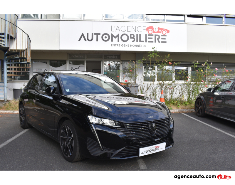 Achat voiture occasion, Auto occasion pas cher | Agence Auto Peugeot 308 ALLURE PACK 1.2 THP Puretech 130 cv Noir Année 2021 Manuelle Essence