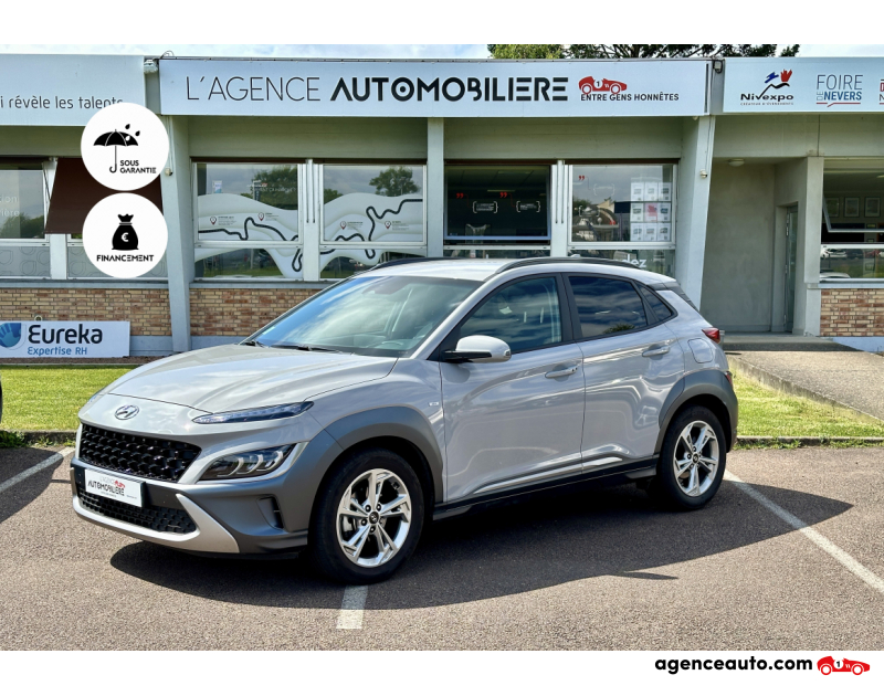 Achat voiture occasion, Auto occasion pas cher | Agence Auto Hyundai KONA 1.0 T-GDI 120 Hybrid 48 v Creative/1ère main/Garantie constructeur Gris Année 2021 Manuelle Essence
