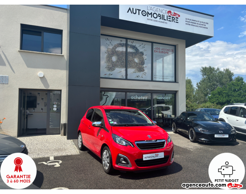 Achat voiture occasion, Auto occasion pas cher | Agence Auto Peugeot 108 1.0 e-VTi 72 cv STYLE 5P Rouge Année: 2019 Manuelle Essence