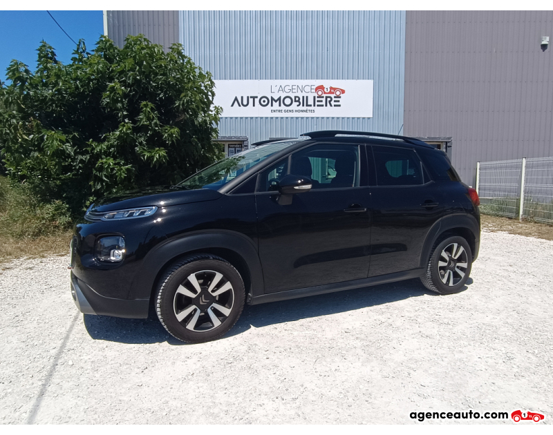 Achat voiture occasion, Auto occasion pas cher | Agence Auto Citroen C3 AIRCROSS SHINE 1.2 puretech 82 distr ok Noir Année: 2018 Manuelle Essence