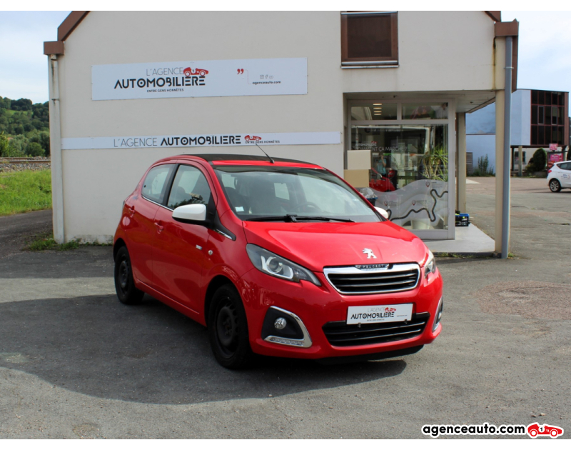 Achat voiture occasion, Auto occasion pas cher | Agence Auto Peugeot 108 1.0 VTi Envy Top Rouge Année 2015 Manuelle Essence