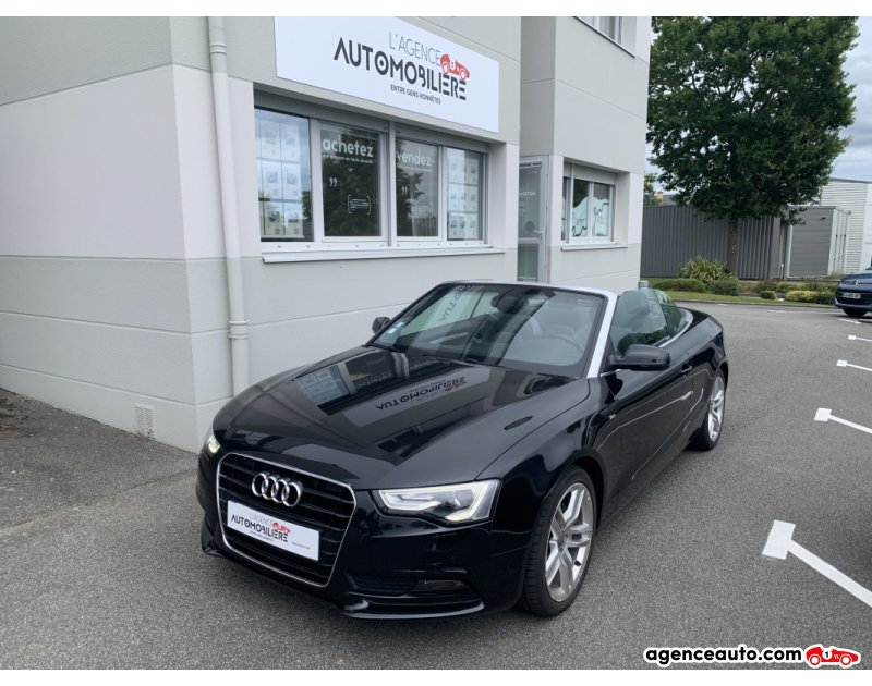 Gebrauchtwagenkauf, Günstige Gebrauchtwagen | Automobilienagentur Audi A5 Cabriolet (2) 1.8 TFSI Multitronic 170 cv S Line Noir Jahr 2014 Automatique Essence
