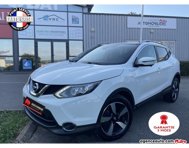 Achat voiture occasion, Auto occasion pas cher | Agence Auto Nissan Qashqai 1.6 DCI 130 CV X-TRONIC Blanc Année: 2015 Automatique Diesel