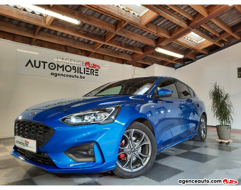 Achat voiture occasion, Auto occasion pas cher | Agence Auto Ford Focus **Reservé**1.0 EcoBoost ST-Line X Boite Automatique 125Ch/ Garantie 12 Mois Bleu Année 2020 Automatique Essence