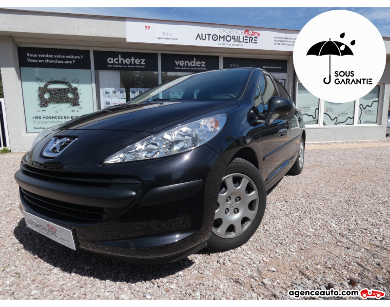 Achat voiture occasion, Auto occasion pas cher | Agence Auto Peugeot 207 1.4 URBAN 5P Noir Année 2008 Manuelle Essence