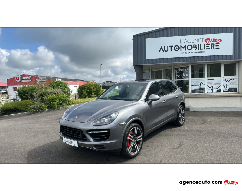 Achat voiture occasion, Auto occasion pas cher | Agence Auto Porsche Cayenne II 4.8 V8 500 TURBO TIPTRONIC Argent Année: 2012 Automatique Essence