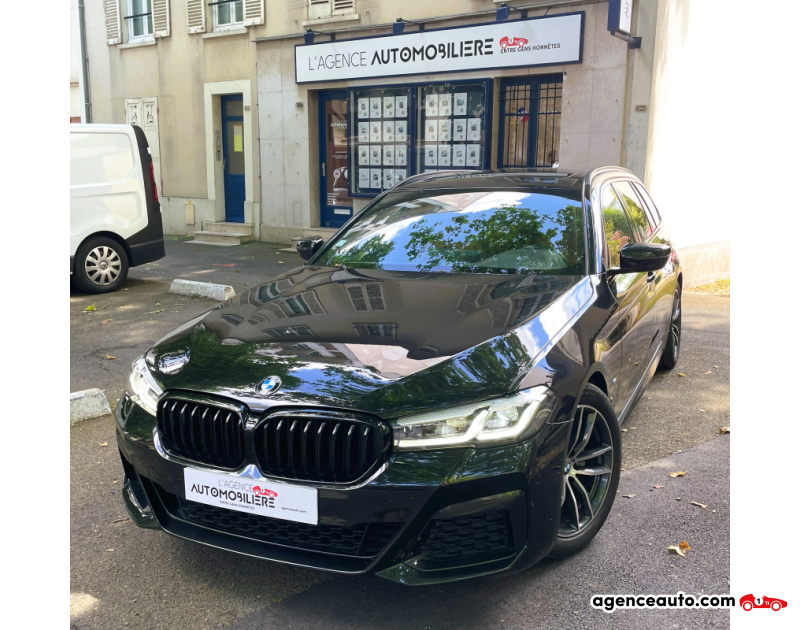 Compra de Carros Usados, Carros Usados Baratos | Auto Immo Bmw Série 5 Touring (G31) (2) TOURING 520I 184 M SPORT BVA8 Noir Ano 2023 Automatique Hybride
