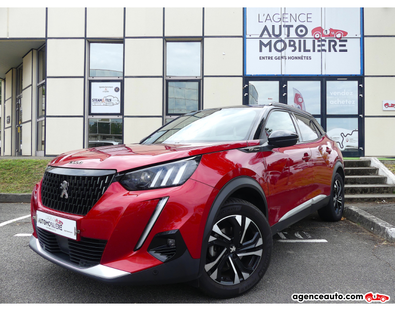 Achat voiture occasion, Auto occasion pas cher | Agence Auto Peugeot 2008 1.2 PURE TECH 130 GT LINE EAT Rouge Année: 2020 Automatique Essence