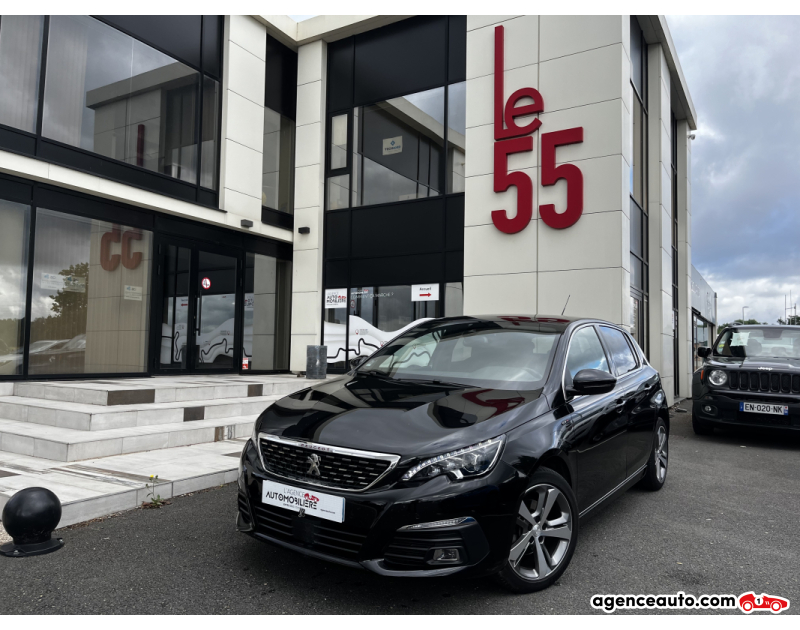 Achat voiture occasion, Auto occasion pas cher | Agence Auto Peugeot 308 II 1.5 BLUEHDI 130 S&S GT LINE EAT8 - ENTRETIEN PEUGEOT Noir Année: 2021 Automatique Diesel