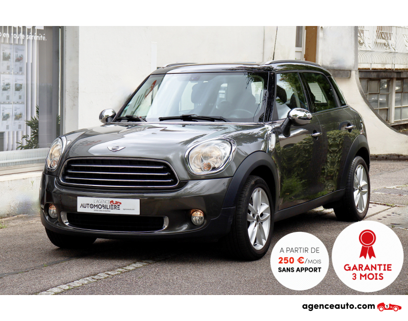 Achat voiture occasion, Auto occasion pas cher | Agence Auto Mini Countryman II (R60) Cooper 1.6 i 112 BVM6 (Radars Arrières,Clim Auto,Sièges Chauffants) Gris Année: 2012 Manuelle Essence