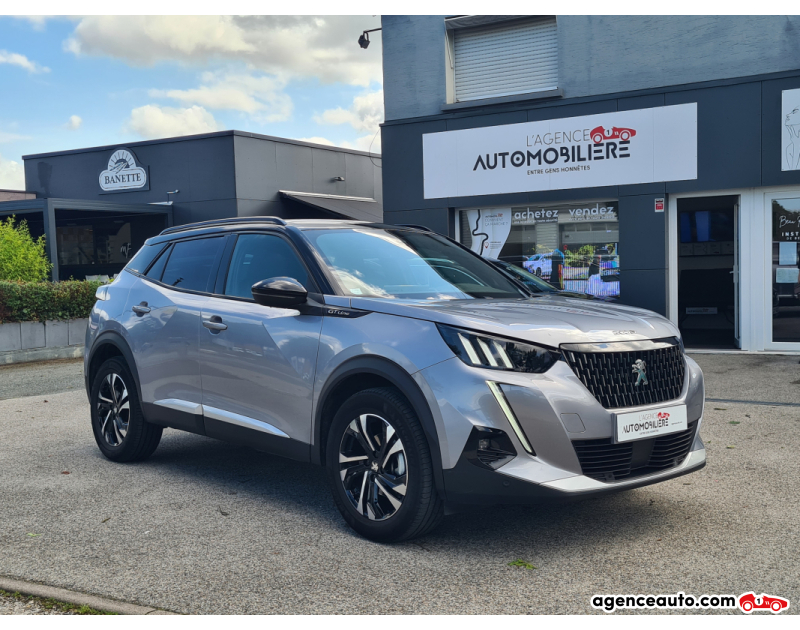 Aankoop Gebruikte Auto, Goedkope Gebruikte Auto | Agence Auto Peugeot 2008 1.2 Puretech 130 cv EAT8 Boîte auto 13000 Kms - 1ère Main Grijs Jaar 2020 Automatische auto Benzine