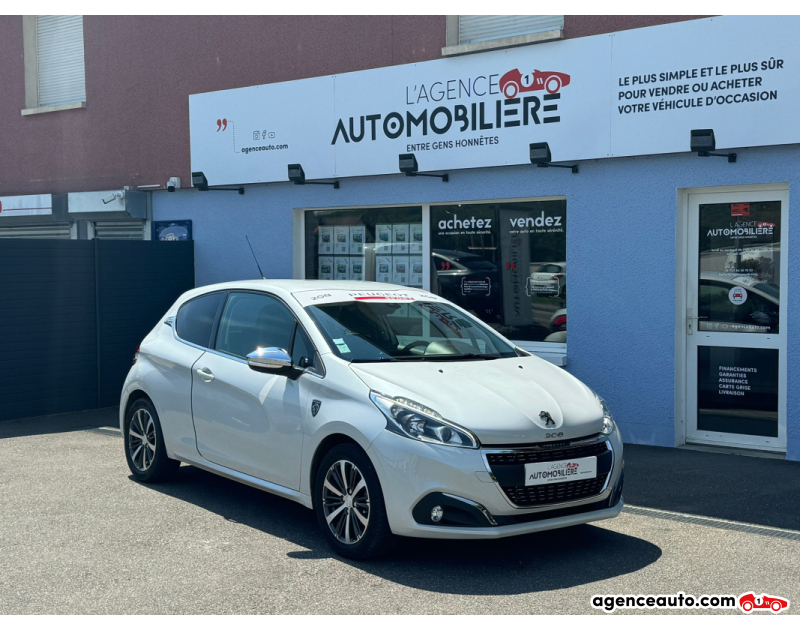 Achat voiture occasion, Auto occasion pas cher | Agence Auto Peugeot 208 ALLURE 3P 2EME MAIN DISTRI OK Blanc Année: 2018 Manuelle Essence