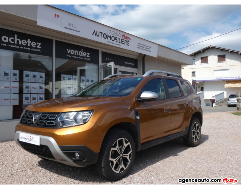 Achat voiture occasion, Auto occasion pas cher | Agence Auto Dacia Duster 1.5 DCI 110 PRESTIGE 4X2 Orange Année 2018 Manuelle Diesel