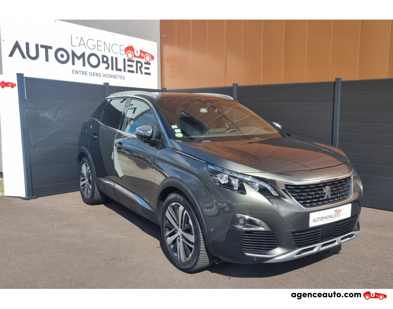 Aankoop Gebruikte Auto, Goedkope Gebruikte Auto | Agence Auto Peugeot 3008 2.0 BLUEHDI 180 S&S GT EAT6 Grijs Jaar: 2016 Automatische auto Diesel