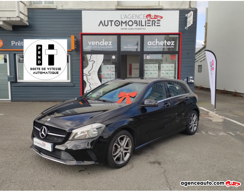 Achat voiture occasion, Auto occasion pas cher | Agence Auto Mercedes Classe A 1.6 160 essence 100ch BVA6 SENSATION Noir Année 2016 Automatique Essence