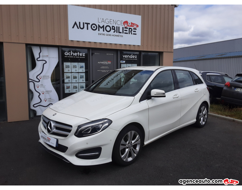 Achat voiture occasion, Auto occasion pas cher | Agence Auto Mercedes Classe B 180 D SENSATION 110CH Blanc Année: 2017 Manuelle Diesel