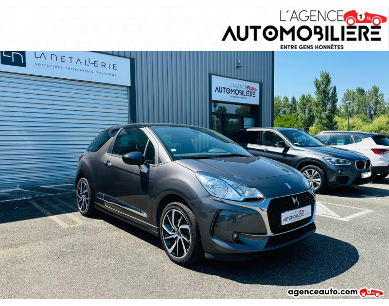 Achat voiture occasion, Auto occasion pas cher | Agence Auto Citroen DS3 1.2 SO CHIC 82CV - ENTRETIEN FULL DS - DISTRI OK Gris Année 2018 Manuelle Essence