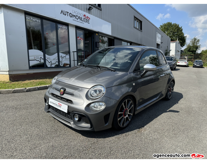 Achat voiture occasion, Auto occasion pas cher | Agence Auto Fiat 500 ABARTH 163 CH 595 TURISMO Gris Année: 2017 Manuelle Essence