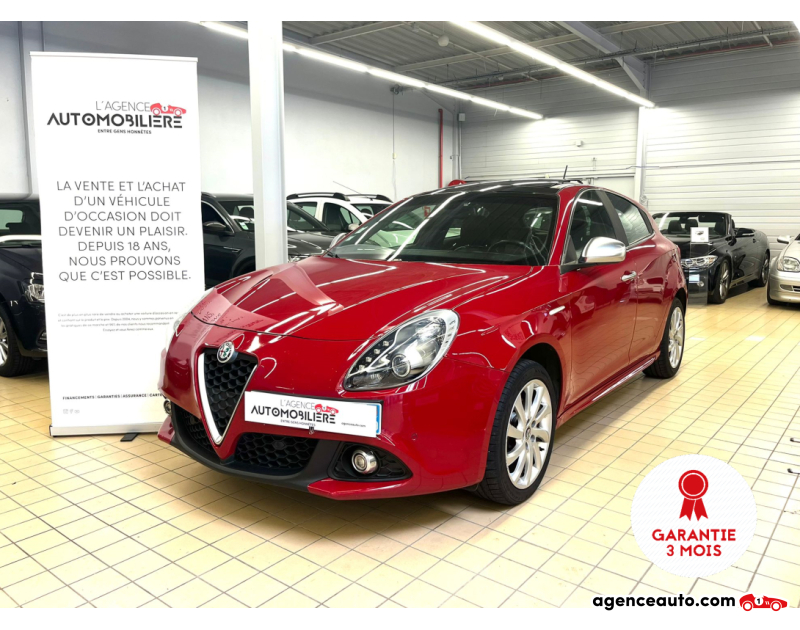 Gebrauchtwagenkauf, Günstige Gebrauchtwagen | Automobilienagentur Alfa Romeo Giulietta III (3) 2.0 JTDM 150 S/S LUSSO Rot Jahr 2017 Hand-Schaltgetriebe Diesel