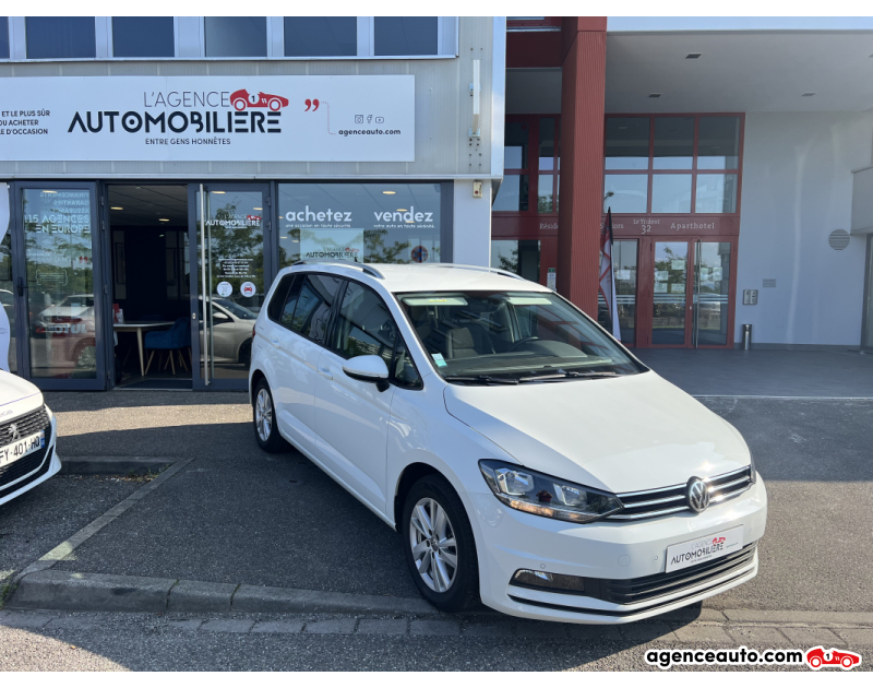 Achat voiture occasion, Auto occasion pas cher | Agence Auto Volkswagen Touran 2.0 TDI DSG7 116 cv 7 places LOUNGE Blanc Année: 2020 Automatique Diesel