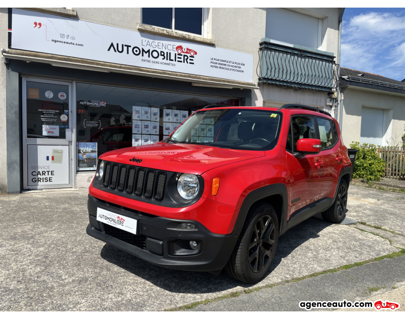 Achat voiture occasion, Auto occasion pas cher | Agence Auto Jeep Renegade 1.4 140cv BROOKLYN LIMITED - 1ère main - Toit ouvrant - Suivi garage intégral Rouge Année 2017 Manuelle Essence