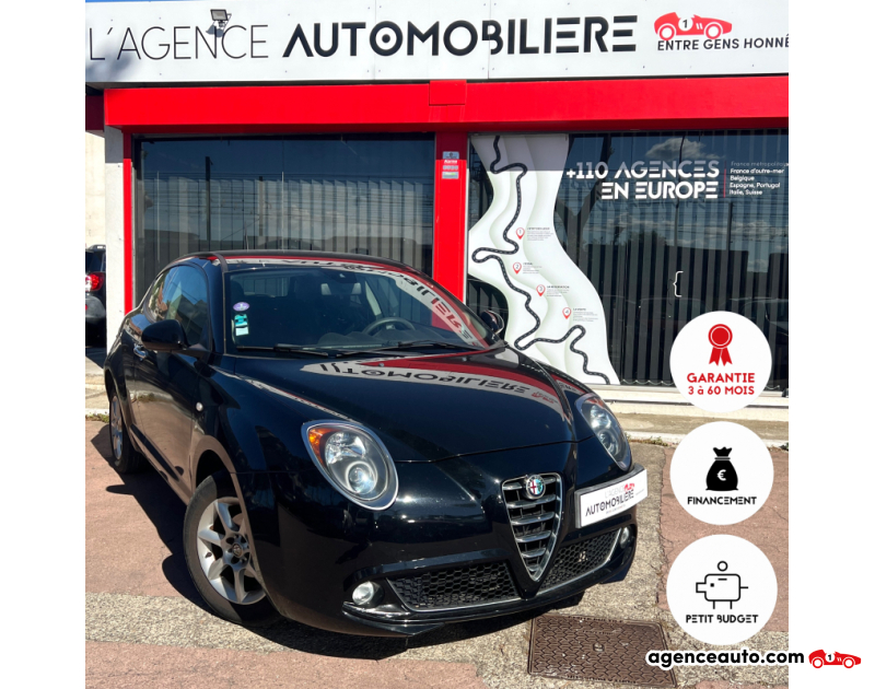 Achat voiture occasion, Auto occasion pas cher | Agence Auto Alfa Romeo Mito Phase 2 1.4 MPI 16V MultiAir S&S 70 cv Noir Année 2013 Manuelle Essence