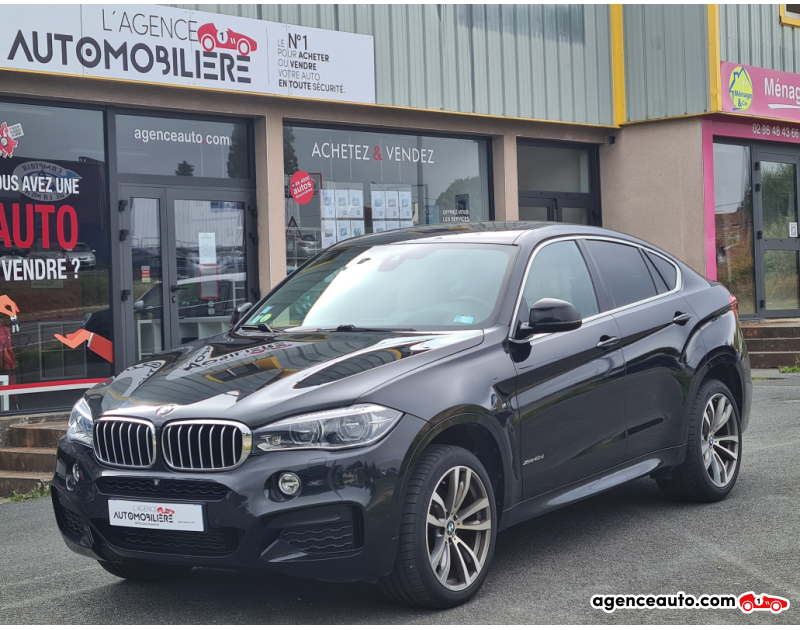 Achat voiture occasion, Auto occasion pas cher | Agence Auto Bmw X6 40D 3.0D 313 CH MSPORT Noir Année: 2018 Automatique Diesel