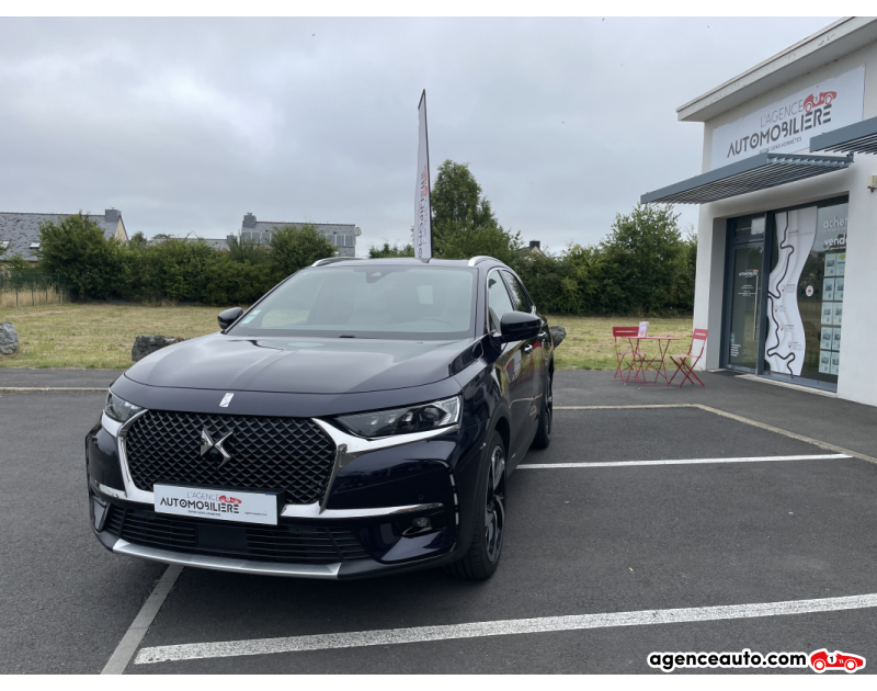 Achat voiture occasion, Auto occasion pas cher | Agence Auto DS Ds 7 crossback CROSSBACK 1.6 PURETECH 180 CH GRAND CHIC RIVOLI EAT8 Bleu Année 2019 Automatique Essence