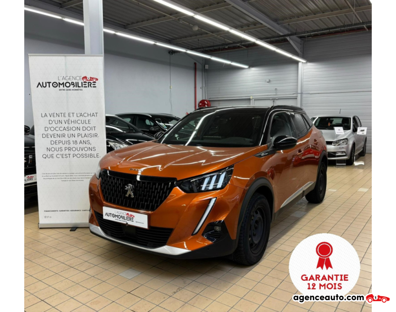 Achat voiture occasion, Auto occasion pas cher | Agence Auto Peugeot 2008 1.2 PURETECH 130 S&S GT LINE E6 Orange Année 2020 Manuelle Essence