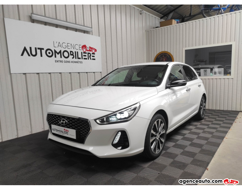 Achat voiture occasion, Auto occasion pas cher | Agence Auto Hyundai i30 1.6 CRDI 110 EDITION-1 Blanc Année: 2017 Manuelle Diesel