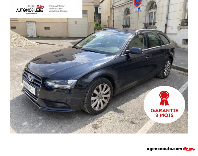 Aankoop Gebruikte Auto, Goedkope Gebruikte Auto | Agence Auto Audi A4 Avant 2.0 TDI 177 CH DPF AMBITION LUXE BVA MULTITRONIC Blauw Jaar: 2013 Automatische auto Diesel