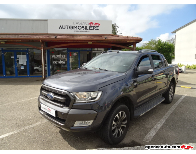 Achat voiture occasion, Auto occasion pas cher | Agence Auto Ford Ranger DOUBLE CABINE 3.2 TDCI 200 WILDTRAK 4X4 BVA Gris Année: 2017 Automatique Diesel