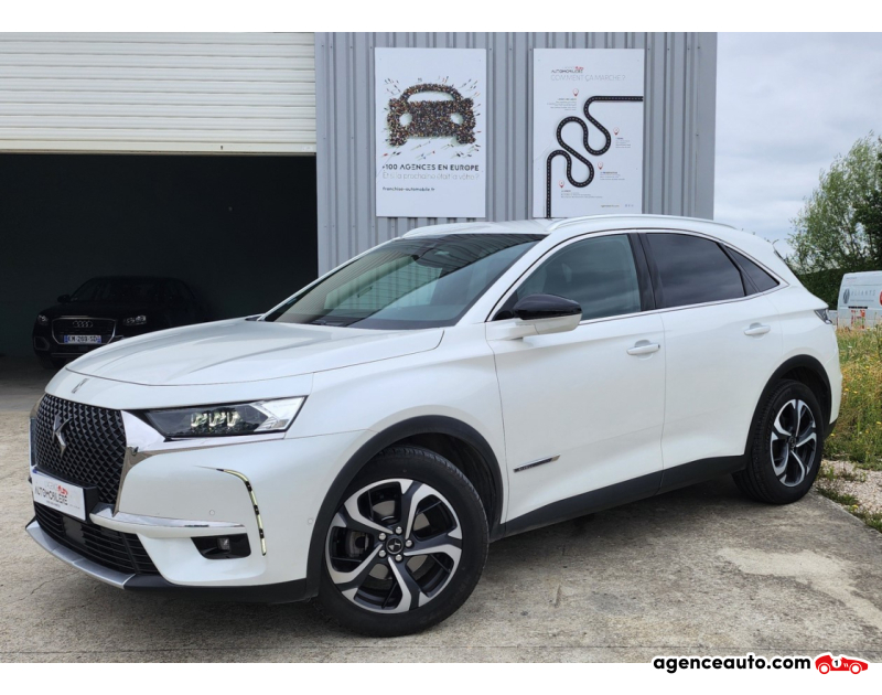 Achat voiture occasion, Auto occasion pas cher | Agence Auto DS DS 7 CROSSBACK 2.0 HDI 180 CH EAT8 GRAND CHIC RIVOLI Blanc Année: 2018 Automatique Diesel